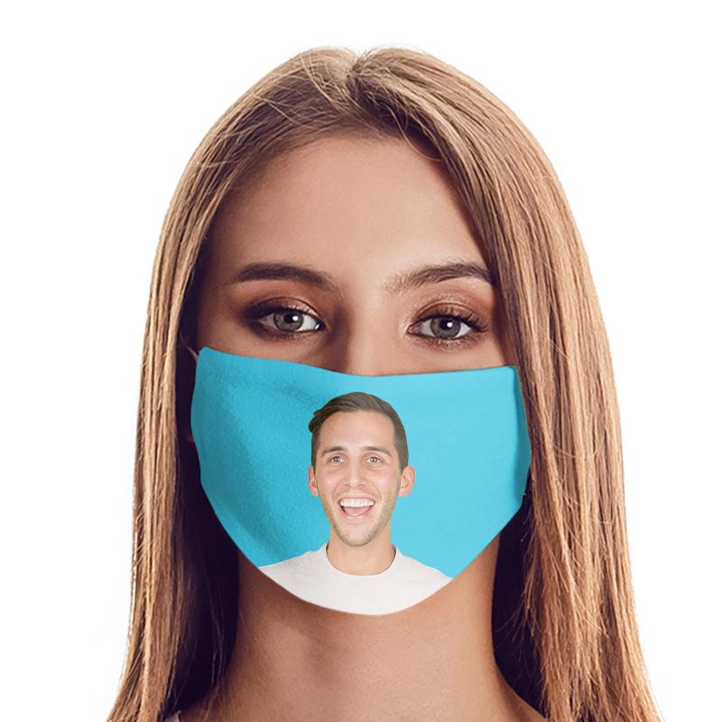 Custom Photo Face Coverings Personalized Face Mask,Print Your own Face Pictures On Your Face Cover