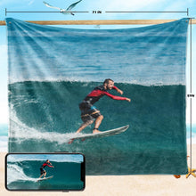 Load image into Gallery viewer, Custom Beach Towel Bathroom Quick Dry Bath Towel For Mat Towel Washcloth Swimming Towelling Bathrobe - faceonboxer
