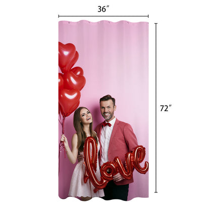 Waterproof Custom Photo Shower Curtain, High-Density HD Print