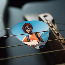 Load image into Gallery viewer, Personalized Guitar Pick With Photo Custom
