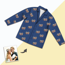 Load image into Gallery viewer, Unisex Custom Photo Pajamas - Long-Sleeve, Multi-Color, Personalized Sleepwear
