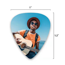 Load image into Gallery viewer, Personalized Guitar Pick With Photo Custom
