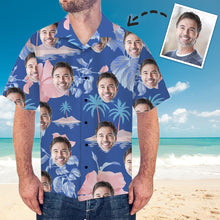 Load image into Gallery viewer, Custom Face Shirt Men&#39;s Hawaiian Shirt
