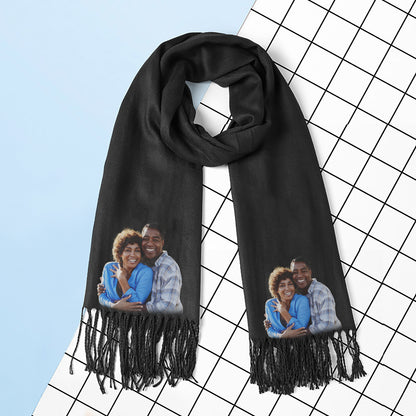 Custom Photo Scarf - Create Your Own Personalized Scarf with Photo