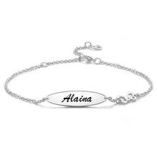 Load image into Gallery viewer, Engraved Bracelet Personalized Bracelet Name Jewelry
