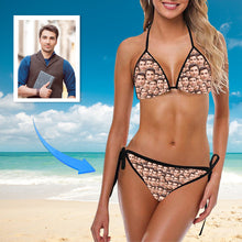 Load image into Gallery viewer, Custom Boyfriend Face Swimwear Personalized Bikini
