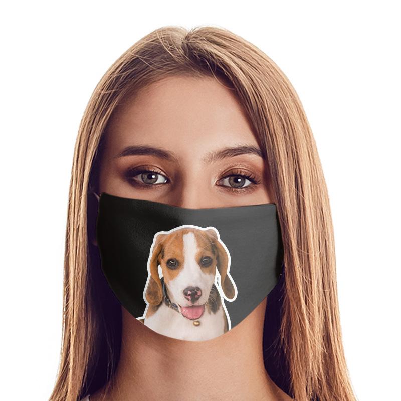 Custom Photo Face Coverings Personalized Face Mask,Print Your Pet Head Picture On Your Face Cover