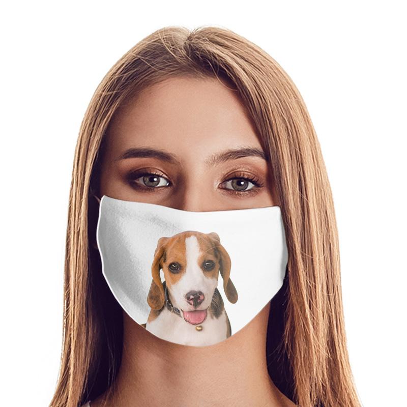 Custom Photo Face Coverings Personalized Face Mask,Print Your Pet Head Picture On Your Face Cover