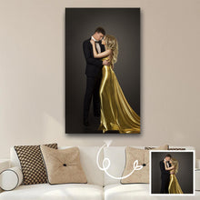 Load image into Gallery viewer, Large Custom Canvas Paintings with Photo  Canvas Art 25.6&quot;*43.3&quot;
