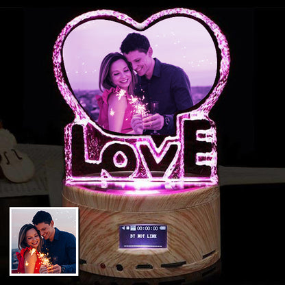 Magic Custom Photo Night Lamp, Colorful Music Lights With Love