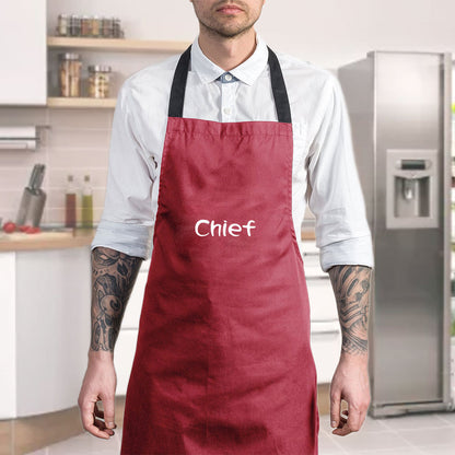 Personalized Kitchen Apron - Custom Text Cooking Apron with Your Name