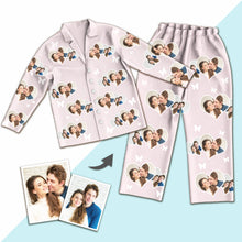 Load image into Gallery viewer, Unisex Custom Photo Pajamas, Light Pink Personalized Nightwear
