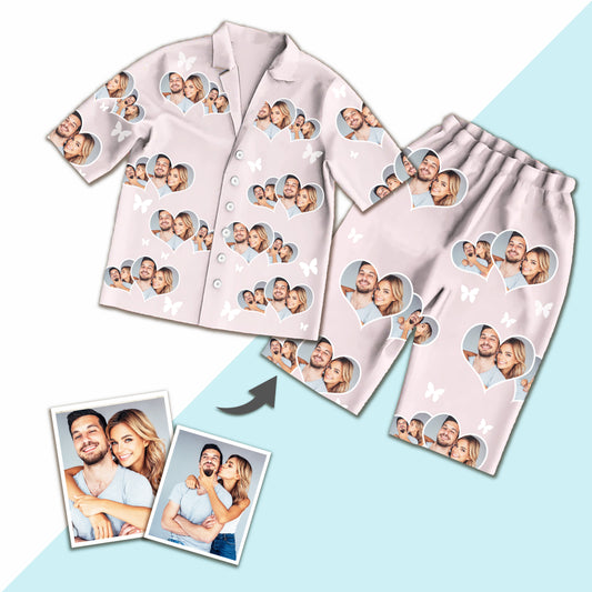 Unisex Custom Photo Pajamas - Personalized Face Nightwear, Comfortable & Stylish