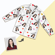 Load image into Gallery viewer, Unisex Custom Photo Pajamas: Personalized Face Nightwear, Perfect Gift
