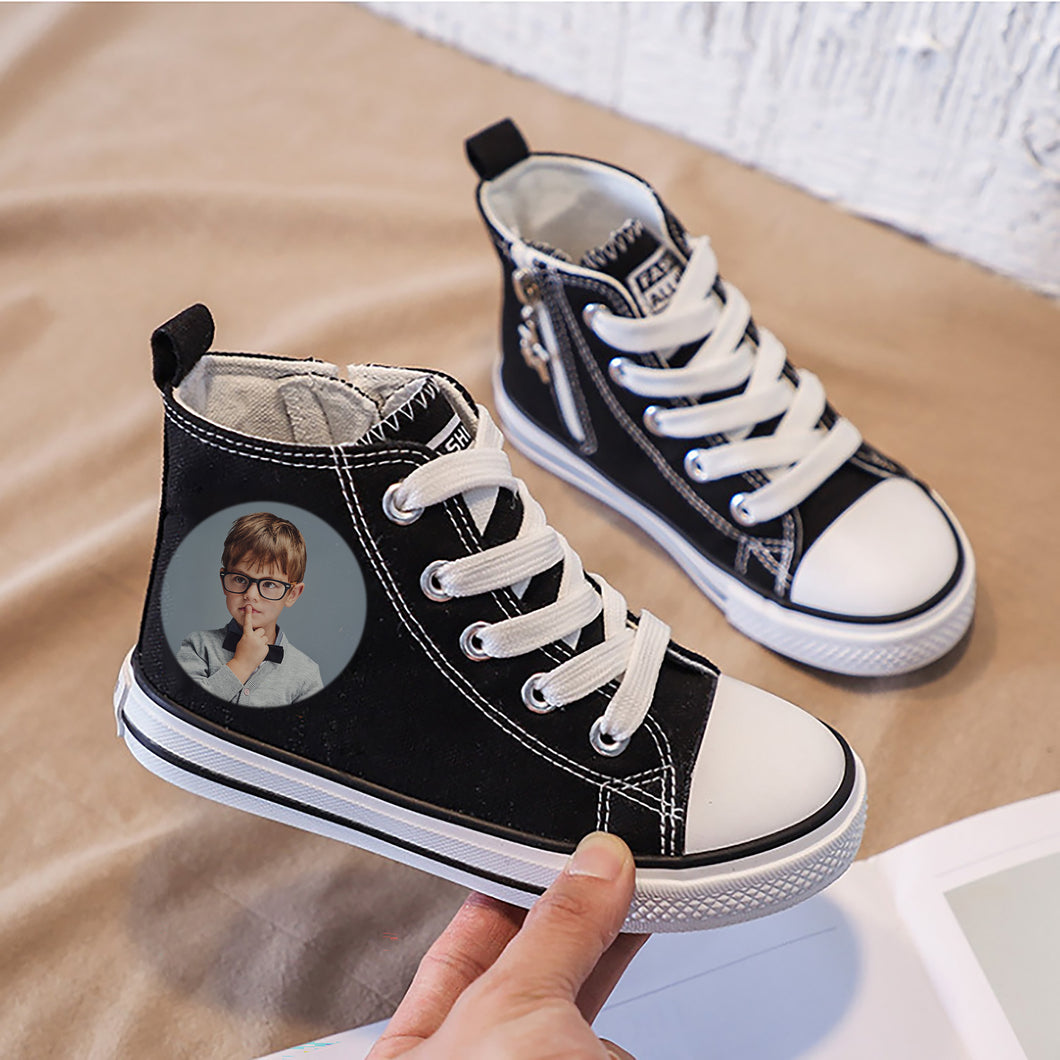 Custom Canvas Shoes, Personalize Canvas Shoes Waist High for baby, Kids