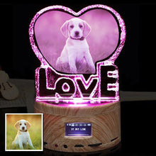 Load image into Gallery viewer, Magic Custom Photo Night Lamp, Colorful Music Lights With Love

