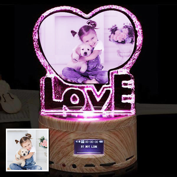 Magic Custom Photo Night Lamp, Colorful Music Lights With Love