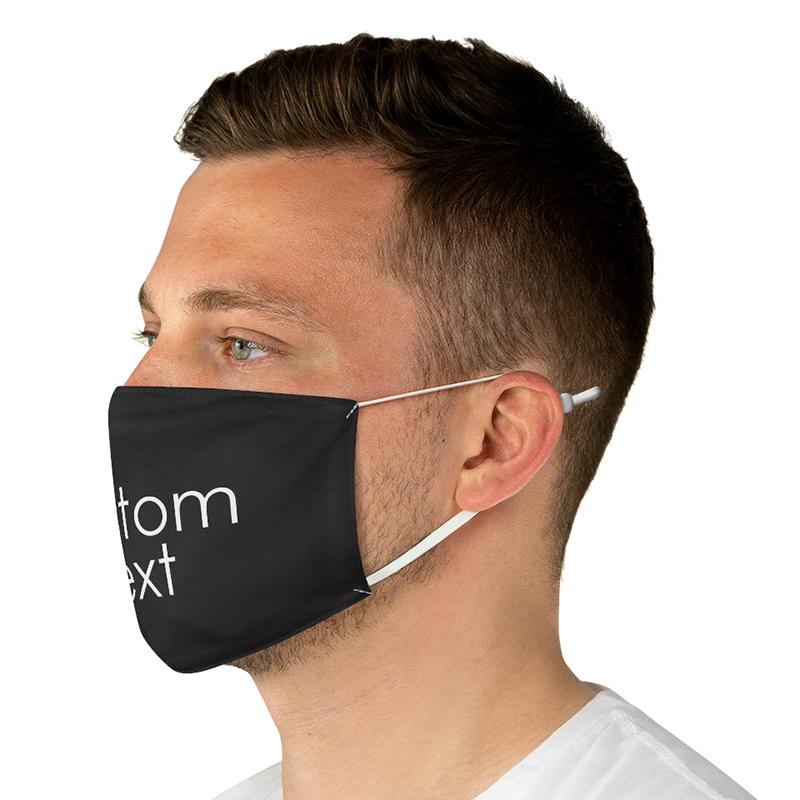 Custom Text Face Cover Personalized Mask, create your own unique mask