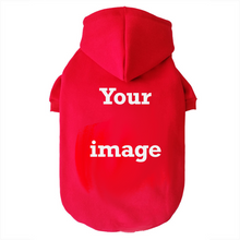 Load image into Gallery viewer, Custom Photo Cotton Warm Pet Cloth With Hat Thick Winter Hoody For Pet
