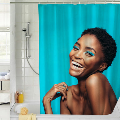 Waterproof Custom Photo Shower Curtain, High-Density HD Print