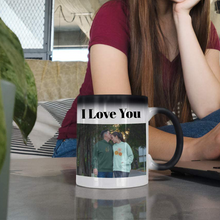 Load image into Gallery viewer, Personalized Custom Photo With Text Mugs Magic Heat Color Changing Cups

