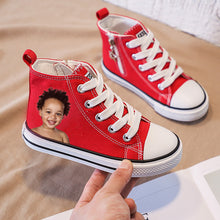 Load image into Gallery viewer, Custom Canvas Shoes, Personalize Canvas Shoes Waist High for baby, Kids
