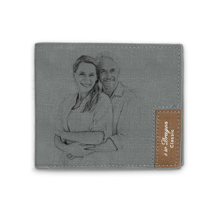 Anniversaries Gifts Men's Custom Photo Wallet - My Love