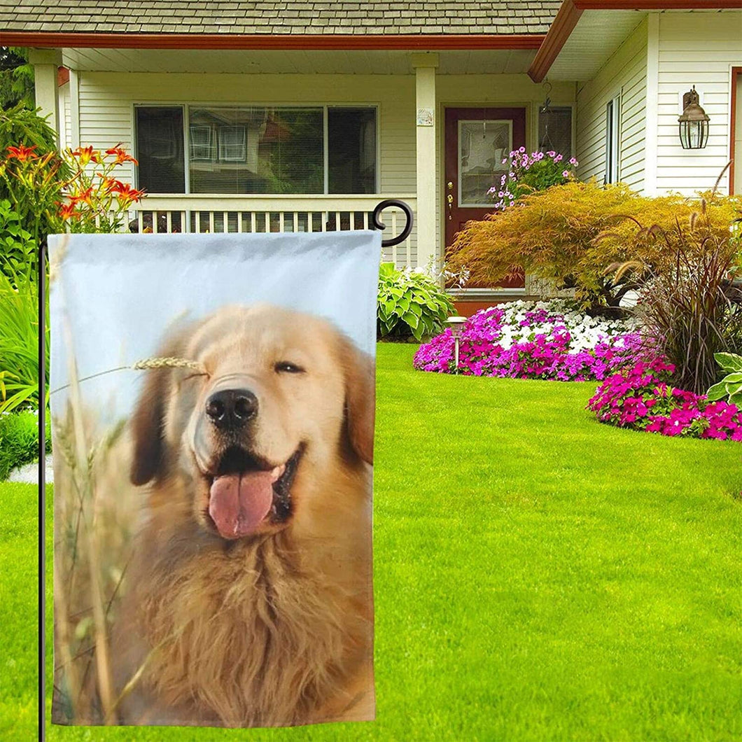 Custom Photo Personalized Outdoor Garden Flag Double Sided Printing With Text