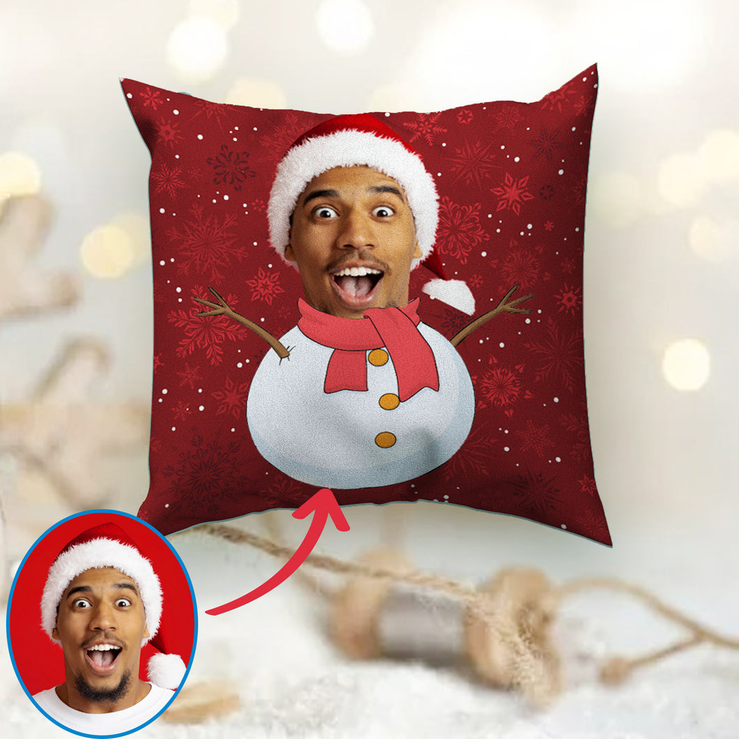 Custom Throw Pillows Christmas Gift Christmas Personalized Pillow With Photo