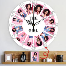 Load image into Gallery viewer, 12pcs Photo Round Wall Clock Personalized Clock for Family and Girl
