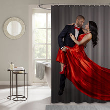 Load image into Gallery viewer, Waterproof Custom Photo Shower Curtain, High-Density HD Print
