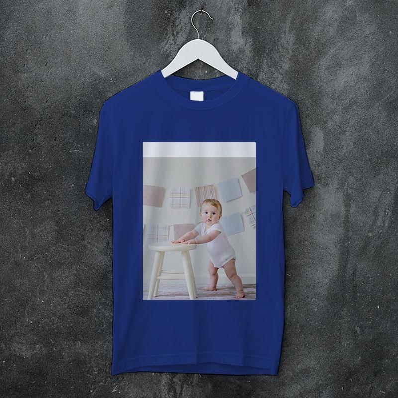 Kids’ Custom Cotton T-Shirts: Unisex, Ages 2-8, Double-Sided Photo Print