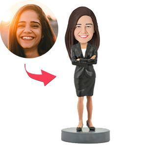 Female Executive B Custom Bobblehead