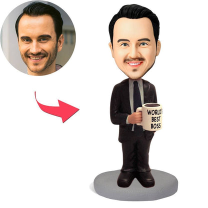 WORLD'S BEST BOSS Custom Bobblehead Figures