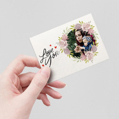 Customized Photo Cards Custom Text and Photo Greeting Card Personalized Message Card – GiftInOne