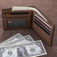 Load image into Gallery viewer, Anniversaries Gifts Men&#39;s Custom Photo Wallet - Leather - faceonboxer
