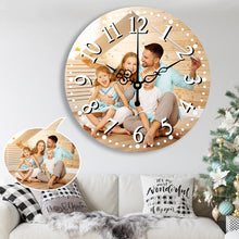 Load image into Gallery viewer, Custom Photo Wall Clock Round Clock For Home Keepsake Gift
