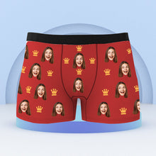 Load image into Gallery viewer, Custom Boxer with Photo Mens Underwear with Face

