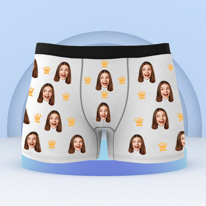 Custom Boxer with Photo Mens Underwear with Face