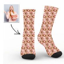 Load image into Gallery viewer, Custom Face Mash Socks
