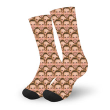 Load image into Gallery viewer, Custom Face Mash Socks
