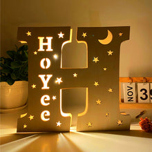 Load image into Gallery viewer, Custom Led Light Wooden 26 Letter Wall Lamp for Home Decoration
