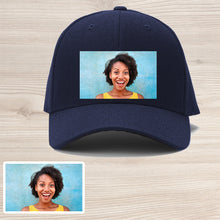 Load image into Gallery viewer, Custom Photo Baseball Cap Customized Hat Gift
