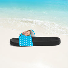 Load image into Gallery viewer, Custom Photo Face Slippers Personalized Sliders Sandals With Texts
