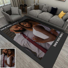 Load image into Gallery viewer, Custom Photo Flannel Carpet, Extra Soft Anti-Slip Floor Mats Collage 1-4 Photos
