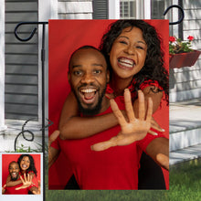 Load image into Gallery viewer, Custom Photo Personalized Outdoor Garden Flag Double Sided Printing
