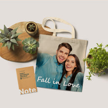 Load image into Gallery viewer, Custom Tote Bags With Photo &amp; Text Printing Eco-friendly Canvas Bag
