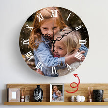 Load image into Gallery viewer, Personalized Wall Clock - Capture Moments all Number Styles
