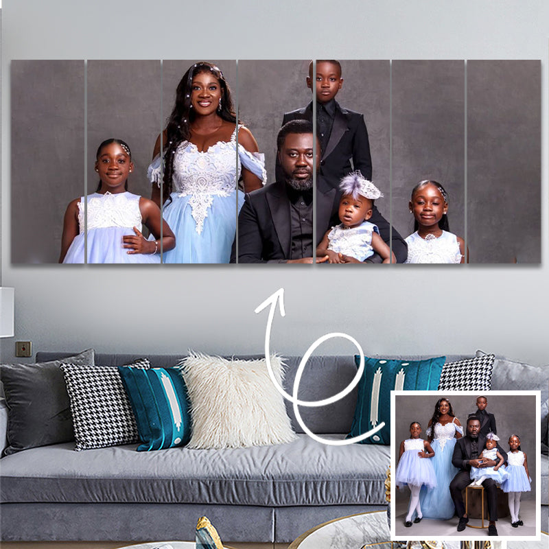 Extra Large Canvas Printers Custom Photo Canvas Wall Art Painting 7 Pc ...