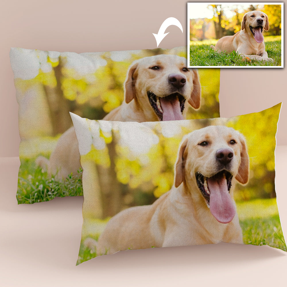 Personalised Pillow with Pictures Custom  Pillows Velvet Case 15''*23''